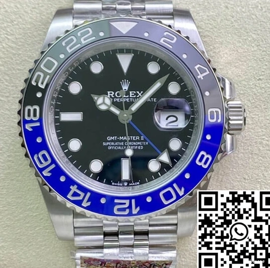 M126710BLNR-0002 Factory GMT Black Dial II Master Clean Rolex 0416
